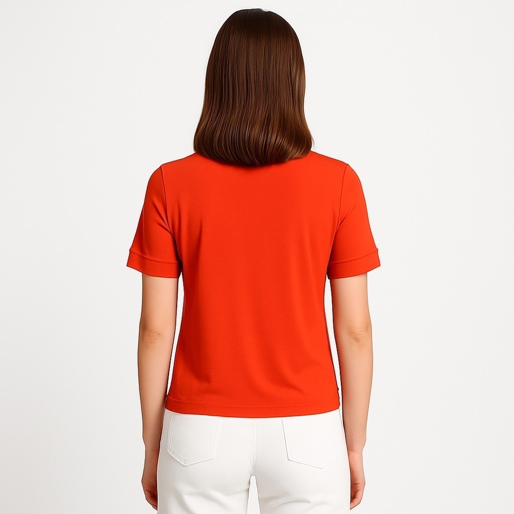 FOREVER 21 Adorable Orange/Red T-Shirt Size Small - Picture 2 of 10